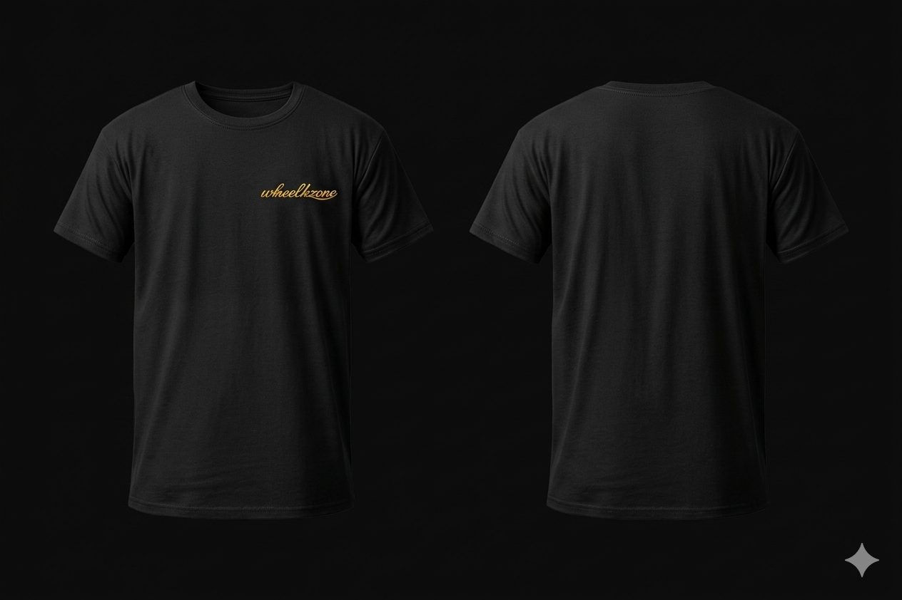 WheelieZone tee black