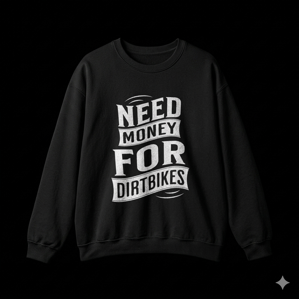 dirtbike long sleeve black